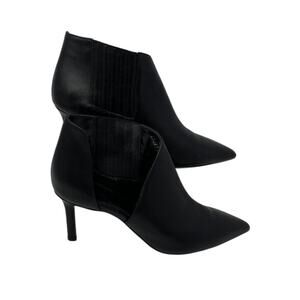 Aquatalia Mina Asymmetric Leather Ankle Boots Women’s